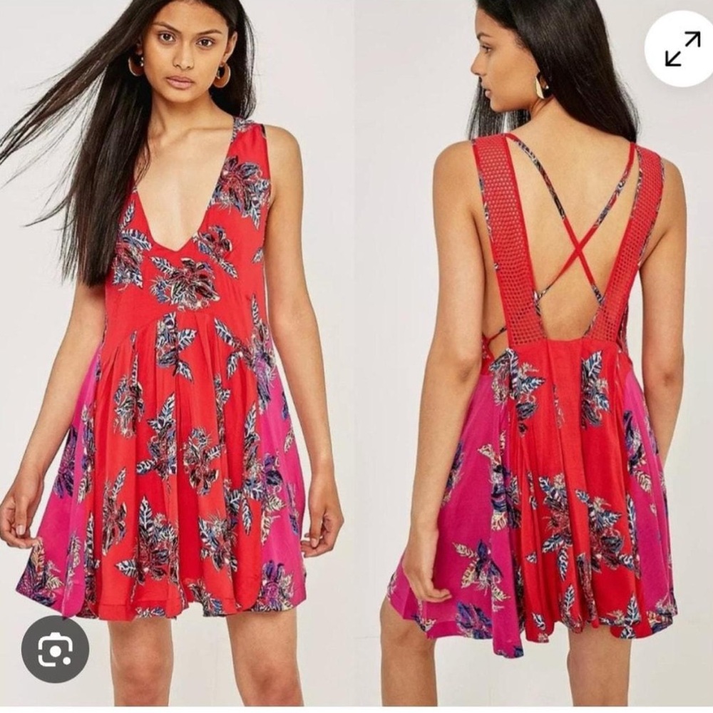 Free People Boho Floral Dress Size S
